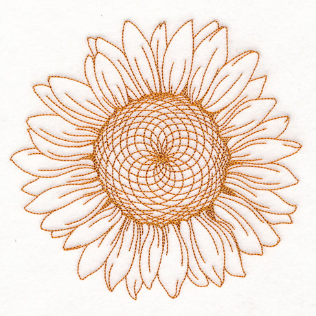 Simple Sunflower (Quilting)