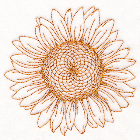 Simple Sunflower (Quilting)