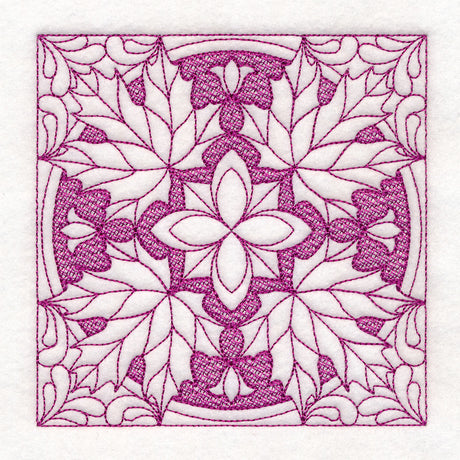 Autumn Treasures Maple Leaf (Trapunto)