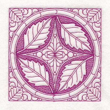 Autumn Treasures Birch Leaf (Trapunto)