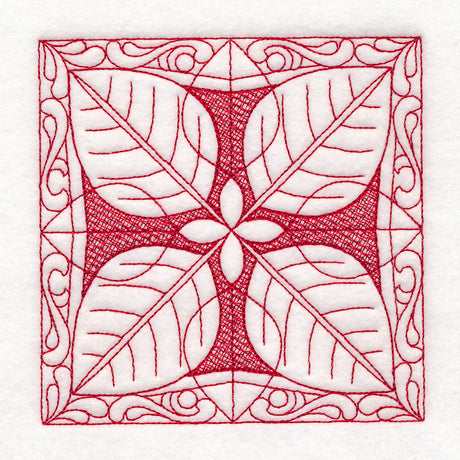 Autumn Treasures Dogwood Leaf (Trapunto)