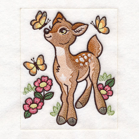 Woodland Animals Quilt - Fawn