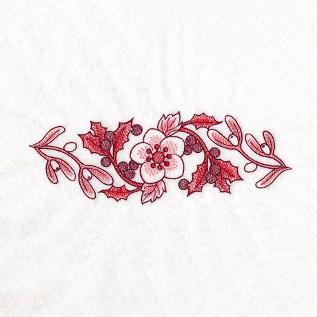 Christmas Delft Holly Border