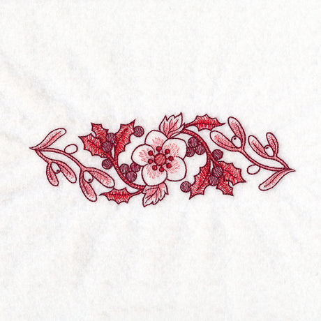 Christmas Delft Holly Border