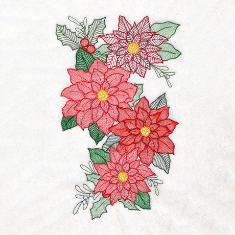Poinsettia Bouquet Cascade