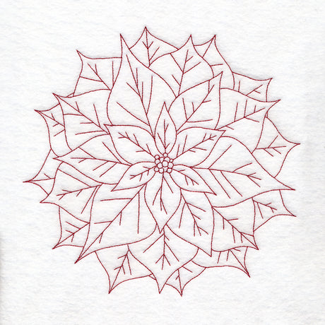 Simple Poinsettia (Quilting)