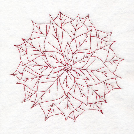 Simple Poinsettia (Quilting)