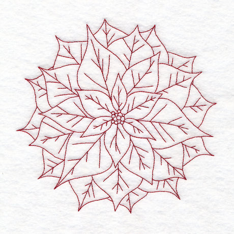 Simple Poinsettia (Quilting)