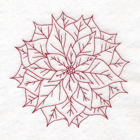 Simple Poinsettia (Quilting)