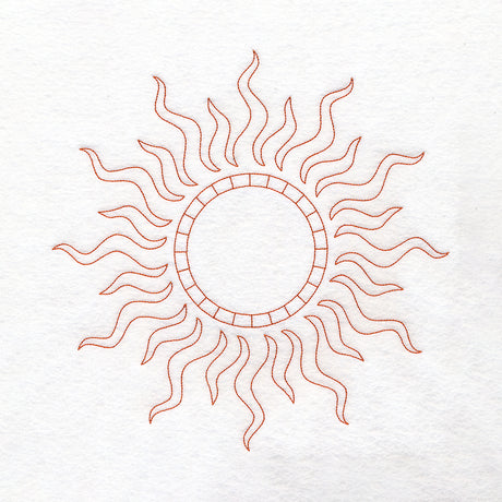 Simple Sun (Quilting)