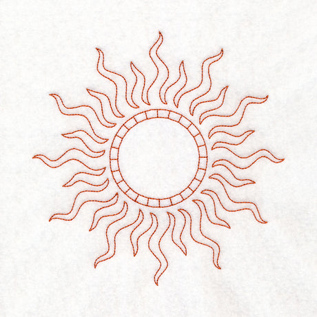 Simple Sun (Quilting)