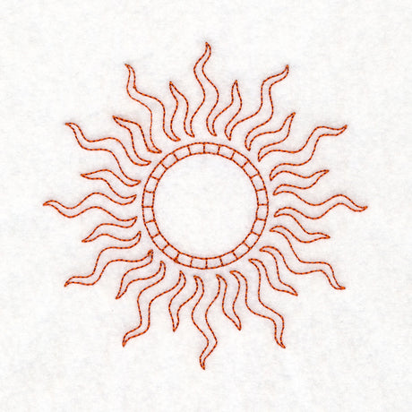 Simple Sun (Quilting)