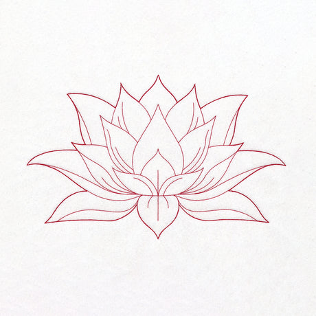 Simple Lotus (Quilting)