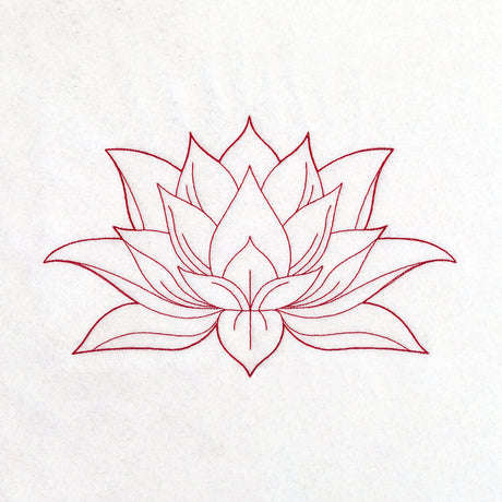 Simple Lotus (Quilting)