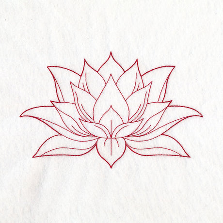 Simple Lotus (Quilting)