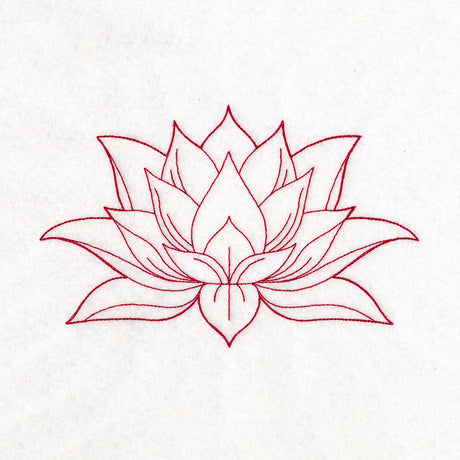 Simple Lotus (Quilting)