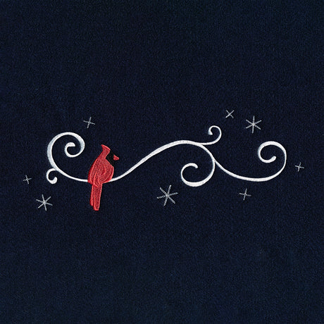 Frosted Cardinal Border