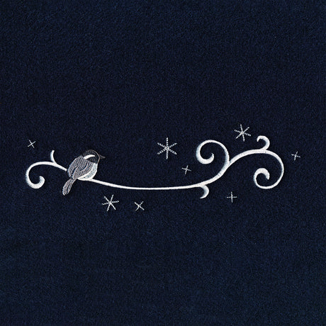 Frosted Chickadee Border