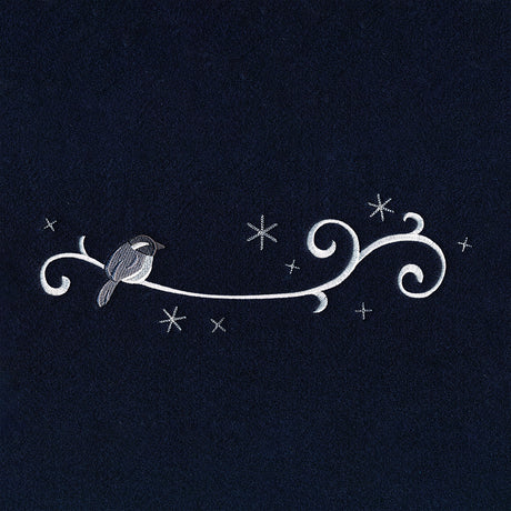 Frosted Chickadee Border