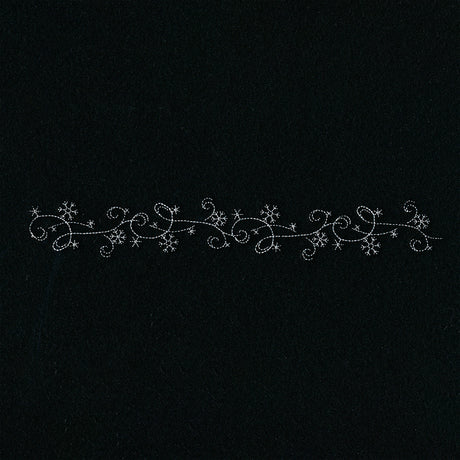 Delicate Snowflake Border 3