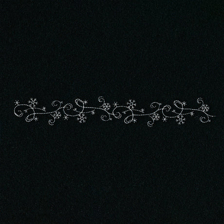 Delicate Snowflake Border 3