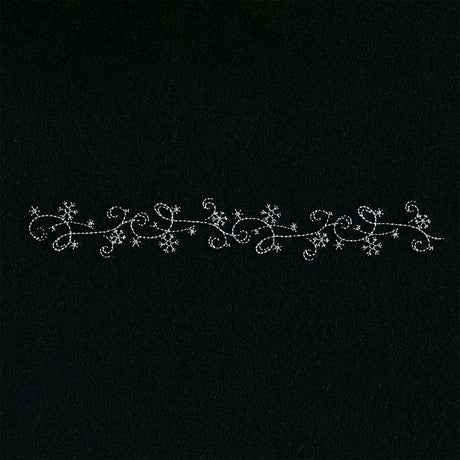 Delicate Snowflake Border 3