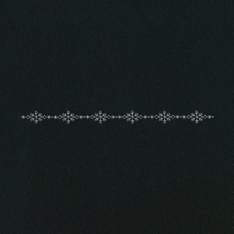 Delicate Snowflake Border 4