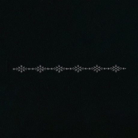 Delicate Snowflake Border 4