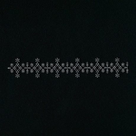 Delicate Snowflake Border 5
