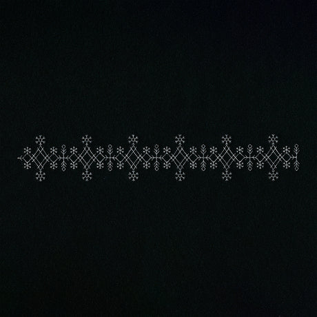 Delicate Snowflake Border 5