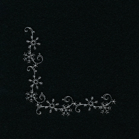 Delicate Snowflake Corner 1