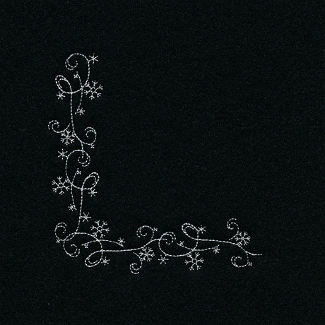 Delicate Snowflake Corner 3
