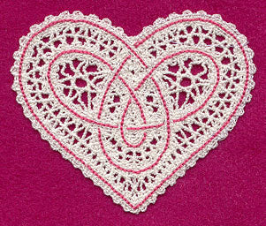 Heart (Battenburg Lace)