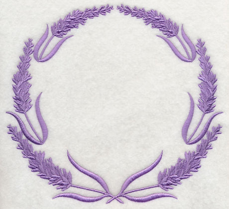 Monogram Wreath - Lavender