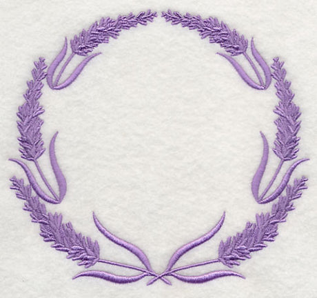 Monogram Wreath - Lavender