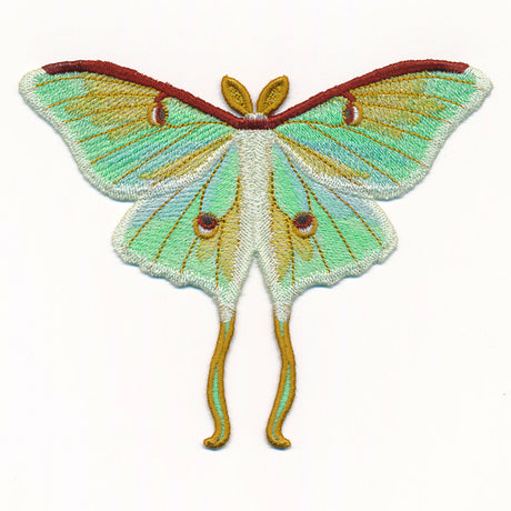 Free-Flying Luna Moth (In-the-Hoop)