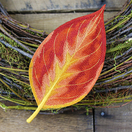 Autumn Dogwood Leaf (In-the-Hoop)