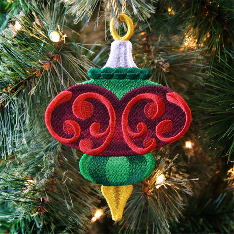 Victorian Christmas Ornament (In-the-Hoop)