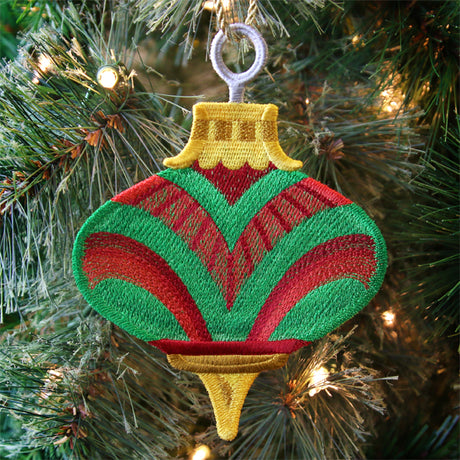 Classic Christmas Ornament (In-the-Hoop)
