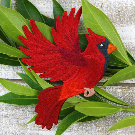 Free-Flying Cardinal (In-the-Hoop)