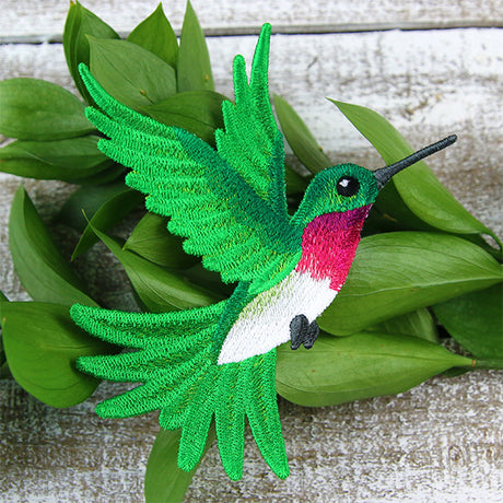 Free-Flying Hummingbird (In-the-Hoop)