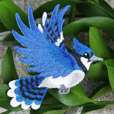 Free-Flying Blue Jay (In-the-Hoop)