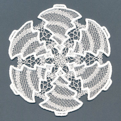 Festive Tree Doily (Battenburg Lace)