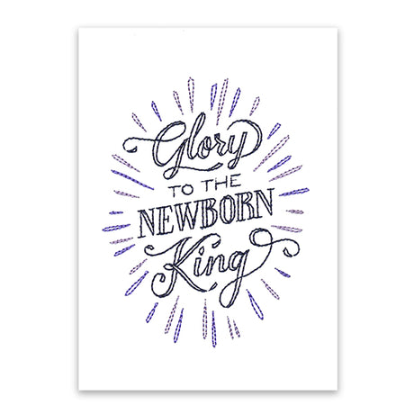Glory To The New Born King (Cardstock)