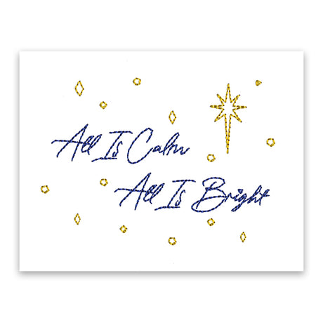 All Is Calm All Is Bright (Cardstock)