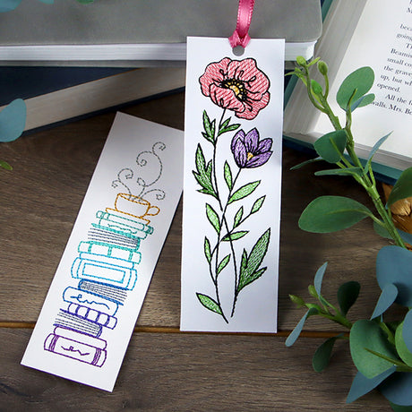 Reading Stack Bookmark (Cardstock)