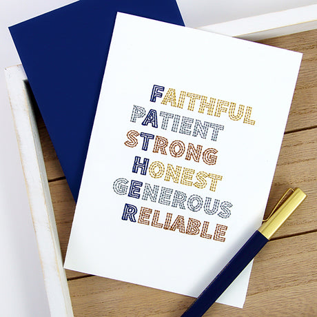 A Father's Character (Cardstock)