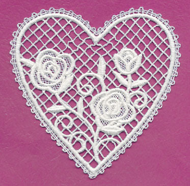 Heart and Roses 2 (Battenburg Lace)