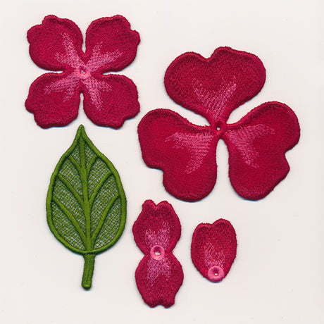 Freestanding Rose in 3D (In-the-Hoop)