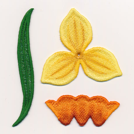 Freestanding Daffodil in 3D (In-the-Hoop)